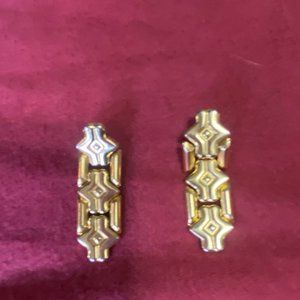Unusual art deco earrings